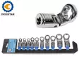 INDUSTAR E-TORX LENKKIPÄÄT NIVELELLÄ 3/8" E6-24 10- OSAINEN - 3/8" hylsysarjat - 1726-40019 - 1