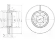 JARRULEVY DELPHI, 2 KPL / PKT, ETU, OPEL AGILA - Jarrulevyt - BG4049 - 1