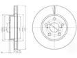 JARRULEVY DELPHI, 2 KPL / PKT, ETU, TOYOTA PRIUS - Jarrulevyt - BG4269 - 1