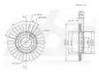 JARRULEVY SBS, 2 KPL/PKT, ETU, AUDI, SEAT, SKODA, VW - Jarrulevyt - 88-1219 - 3