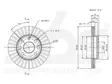 JARRULEVY SBS, 2 KPL/PKT, ETU, CHEVRO, DAEWOO, OPEL - Jarrulevyt - 88-1259 - 3