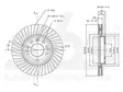 JARRULEVY SBS, 2 KPL/PKT, ETU, CHEVROLET, OPEL - Jarrulevyt - 88-1269 - 3