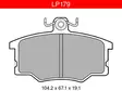 JARRUPALASARJA DELPHI ETU, AUDI, VOLVO - Jarrupalasarjat - LP179 - 1