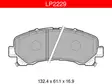 JARRUPALASARJA DELPHI, ETU, ISUZU - Jarrupalasarjat - LP2229 - 1