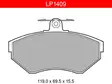 JARRUPALASARJA DELPHI ETU, SEAT, VW - Jarrupalasarjat - LP1409 - 1