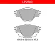 JARRUPALASARJA DELPHI TAKA, CITROEN, DS, OPEL, PEUGEOT - Jarrupalasarjat - LP2509 - 1
