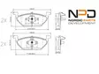 JARRUPALASARJA NPD ETU, AUDI, SEAT, SKODA, VW - Jarrupalasarjat - BP10-1019 - 1