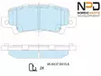 JARRUPALASARJA NPD TAKA, TOYOTA - Jarrupalasarjat - BP10-1069 - 1