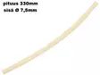 JOUSTAVA POLTTOAINELETKU 2X7,5MM / 330MM - Letkut - 8300-0009 - 1