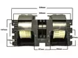 LÄM.MOOT. TÄYD. MAN AC 89- - Puhallinmoottorit & vastukset merkkihaku - 9083-1899 - 1