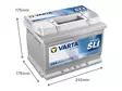 VARTA DYNAMIC SLI 60AH 540A 242X175X175MM -/+ - VARTA käynnistysakut - 1820-D59 - 2