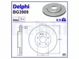 JARRULEVY DELPHI, 2 KPL / PKT, ETU, MERCEDES A200, B180, B200 - Jarrulevyt - BG3909 - 2