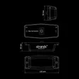 Strands IZE Black Bullet Double Burner Duo led-äärivalo - Keltaiset äärivalot - 1605-850459 - 6