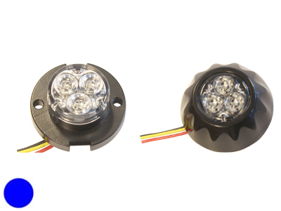 AXIXTECH SININEN LED-VAROITUSVILKKU 12/24V - LED-tasovilkku - 1603-300549 - 1
