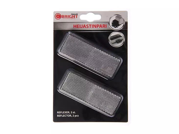 C-BRIGHT HEIJASTINPARI VALK. 96X38MM - Ajoneuvoheijastimet ja kilvet - 1-92419 - 1
