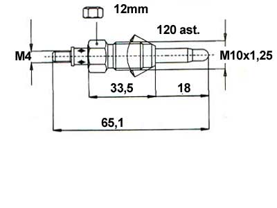 HEHKU JA65NI 23V PN-124 - Hehkutulpat - 8031-0619 - 1