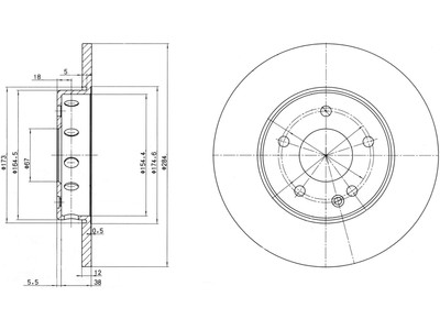 JARRULEVY DELPHI, 2 KPL / PKT, ETU, MERCEDES - Jarrulevyt - BG2769 - 1