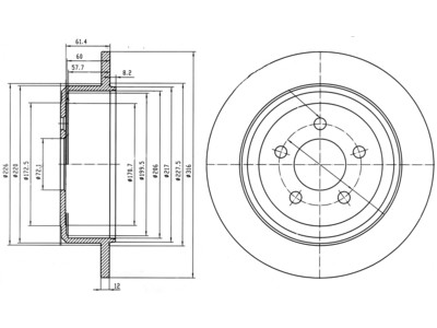 JARRULEVY DELPHI, 2 KPL / PKT - Jarrulevyt - BG4159 - 1