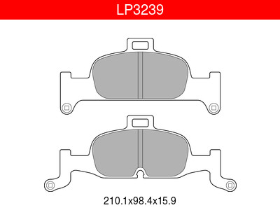 JARRUPALASARJA DELPHI , AUDI A4, A5 - Jarrupalasarjat - LP3239 - 1