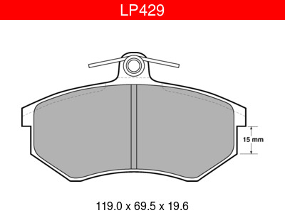 JARRUPALASARJA DELPHI ETU, AUDI - Jarrupalasarjat - LP429 - 1
