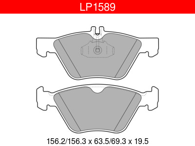 JARRUPALASARJA DELPHI ETU, CHRYSLER, MERCEDES - Jarrupalasarjat - LP1589 - 1