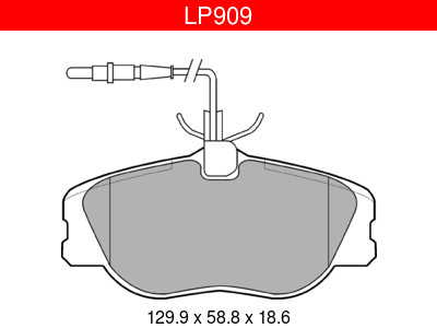 JARRUPALASARJA DELPHI ETU, CITROEN, FIAT, LANCIA, PEUGEOT - Jarrupalasarjat - LP909 - 1