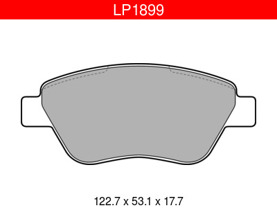 JARRUPALASARJA DELPHI, ETU, FIAT - Jarrupalasarjat - LP1899 - 1