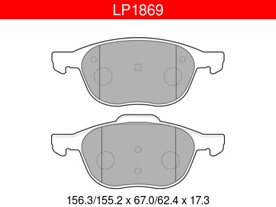 JARRUPALASARJA DELPHI ETU, FORD, MAZDA, VOLVO - Jarrupalasarjat - LP1869 - 1