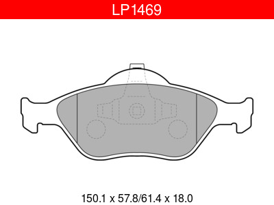 JARRUPALASARJA DELPHI ETU, FORD, MAZDA - Jarrupalasarjat - LP1469 - 1