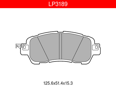 JARRUPALASARJA DELPHI ETU, MAZDA 2 - Jarrupalasarjat - LP3189 - 1