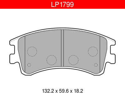 JARRUPALASARJA DELPHI ETU, MAZDA - Jarrupalasarjat - LP1799 - 1