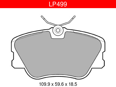 JARRUPALASARJA DELPHI ETU, MERCEDES SIS. PULTIT - Jarrupalasarjat - LP499 - 1