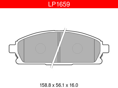 JARRUPALASARJA DELPHI ETU, NISSAN - Jarrupalasarjat - LP1659 - 1