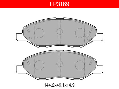 JARRUPALASARJA DELPHI ETU, NISSAN - Jarrupalasarjat - LP3169 - 1
