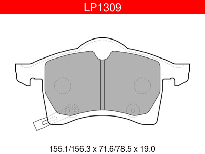 JARRUPALASARJA DELPHI ETU, OPEL - Jarrupalasarjat - LP1309 - 1