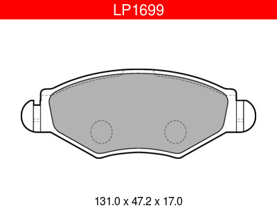 JARRUPALASARJA DELPHI ETU, PEUGEOT - Jarrupalasarjat - LP1699 - 1