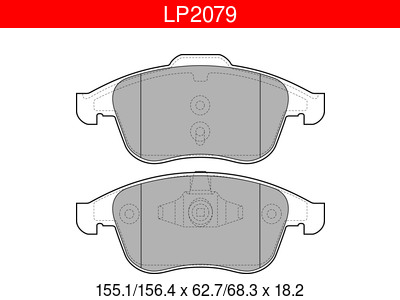 JARRUPALASARJA DELPHI ETU, RENAULT - Jarrupalasarjat - LP2079 - 1