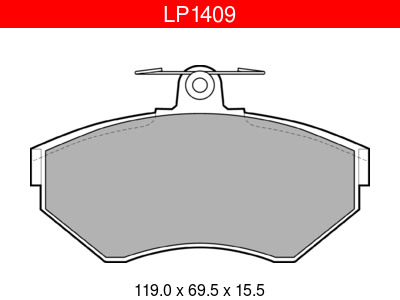 JARRUPALASARJA DELPHI ETU, SEAT, VW - Jarrupalasarjat - LP1409 - 1
