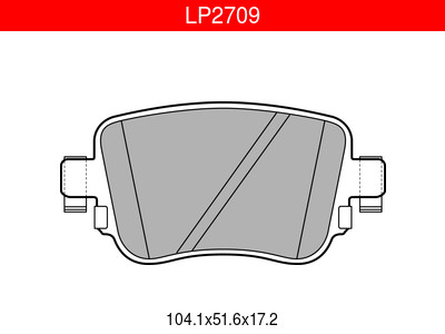 JARRUPALASARJA DELPHI TAKA, AUDI SEAT SKODA VOLKSWAGEN - Jarrupalasarjat - LP2709 - 1