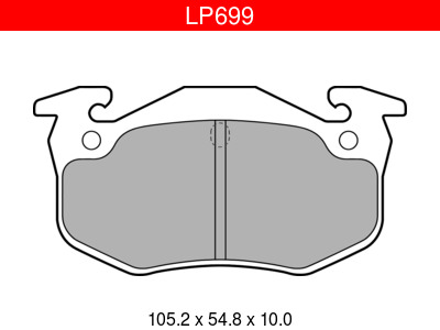 JARRUPALASARJA DELPHI TAKA, CITROEN, PEUGEOT, RENAULT - Jarrupalasarjat - LP699 - 1