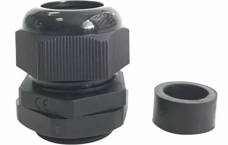 KAAPELILÄPIVIENTI 13-18MM, M27 X 1.5 MUSTA - Läpivientikumit veneeseen - 301-73-069 - 1