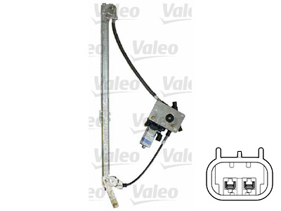 LASINNOSTIN TÄYD. ETU OIK. NISSAN,OPEL,RENU - Lasinnostimet - 1563-850499 - 1