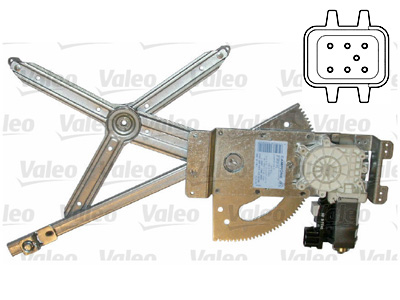 LASINNOSTIN TÄYD. ETU OIK. VECTRA B - Lasinnostimet - 1563-850299 - 1