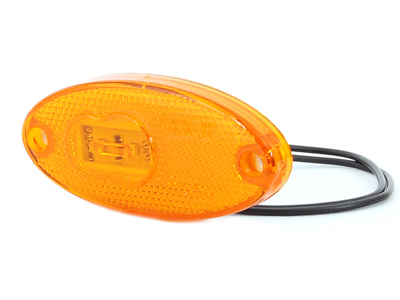 WAS LED-ÄÄRIVALO OVAALI KELTAINEN 12-24V - Keltaiset äärivalot - 1606-27849 - 1