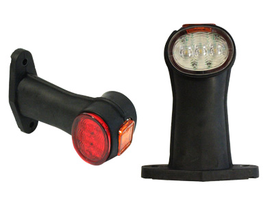 LED-ÄÄRIVALO KUMIVARSI 12-30V SUORA 127MM V/O - Kumivarsi äärivalot - 1608-6729 - 1