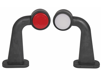 LED NEON EFFECT KUMIV. ÄÄRIVALO VAS. 12/24V 157X180X49 MM - Kumivarsi äärivalot - 1606-27769 - 1