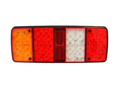 LED TAKAVALO 5-KAMMIO VASEN 24V # - LED-suorakaide takavalot - 1610-22059 - 1