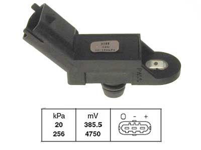 PAINEENTUNNISTIN/MAP-ANT. - MAP, imusarja, ahtopaine anturit - 7701-9889 - 1