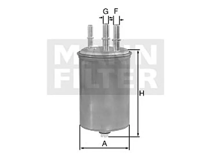 POLTTOAINESUODATIN MANN, FORD, KIA, HYUNDAI - Polttoainesodattimet - 1482-WK8069 - 1