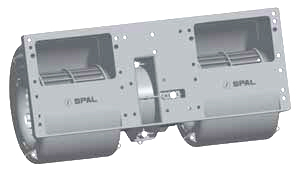 PUHALLIN SPAL 24V 3-NOP/ 351X136X140 MM / 288 W / LL - Puhallinmoottorit ja vastukset ym - 9000-30002139 - 1
